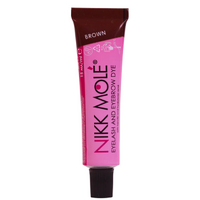 Nikk Mole Permanent Dye for Lashes & Brows - Brown