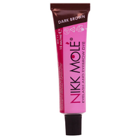 Nikk Mole Permanent Dye for Lashes & Brows - Dark Brown