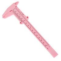 Eyebrow Measurement Caliper - Pink