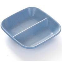 2 Section Tint Mixing Dish/Tray - Blue