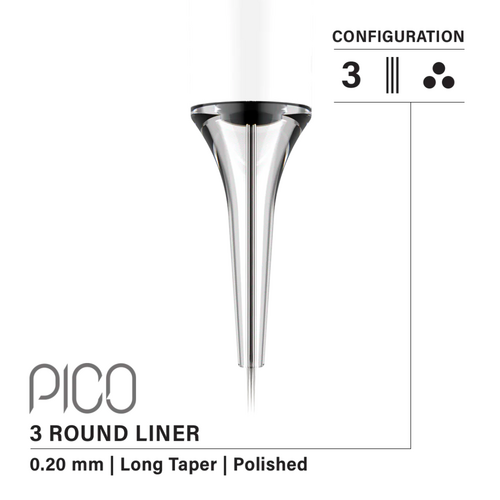 Vertix Pico - 3RL .20mm Long Taper (20 pack)