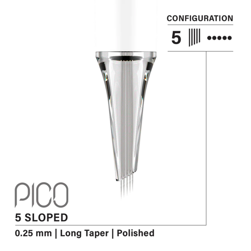 Vertix Pico - 5 Sloped .25mm Long Taper (20 pack)