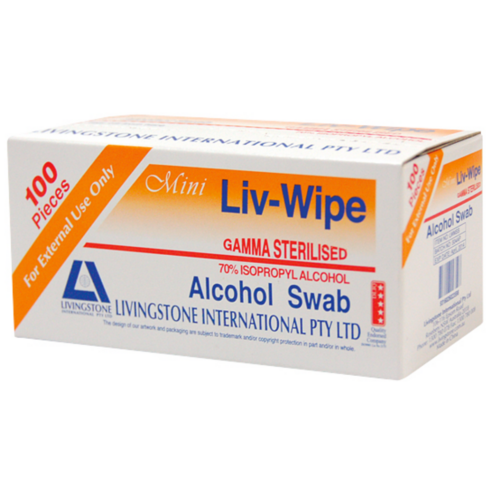 Mini Alcohol Swabs / Prep Pads (100 pcs)