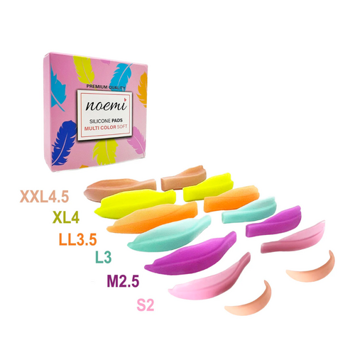 Noemi Multi Color Soft Silicone Pads