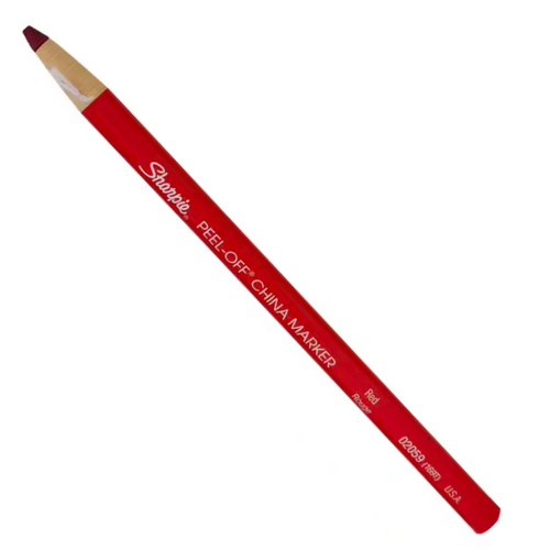 Sharpie Pro Wax China Marker - Red