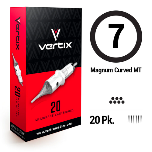 Vertix 7 Curved Magnum Medium Taper .35mm (20 pack)
